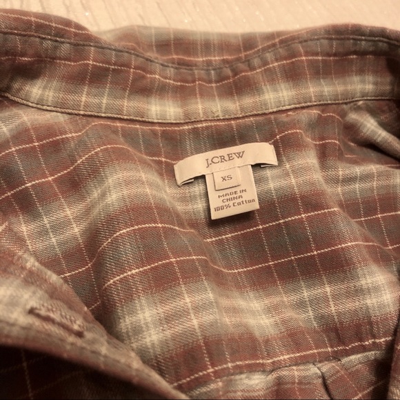 Jcrew Plaid Long Sleeve Pullover - Picture 2 of 5